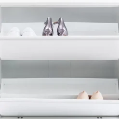 Kleinmöbel & Sonstiges-KARE Design Schuhkipper Caruso 2-Er Doppel Weis