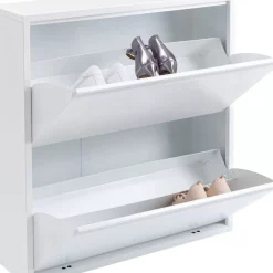 Kleinmöbel & Sonstiges-KARE Design Schuhkipper Caruso 2-Er Doppel Weis