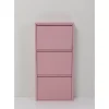 Kleinmöbel & Sonstiges-KARE Design Schuhkipper Caruso 3-Er Rosa