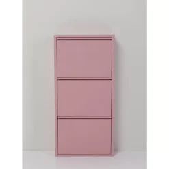 Kleinmöbel & Sonstiges-KARE Design Schuhkipper Caruso 3-Er Rosa
