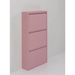Kleinmöbel & Sonstiges-KARE Design Schuhkipper Caruso 3-Er Rosa