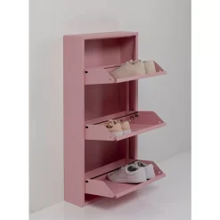 Kleinmöbel & Sonstiges-KARE Design Schuhkipper Caruso 3-Er Rosa