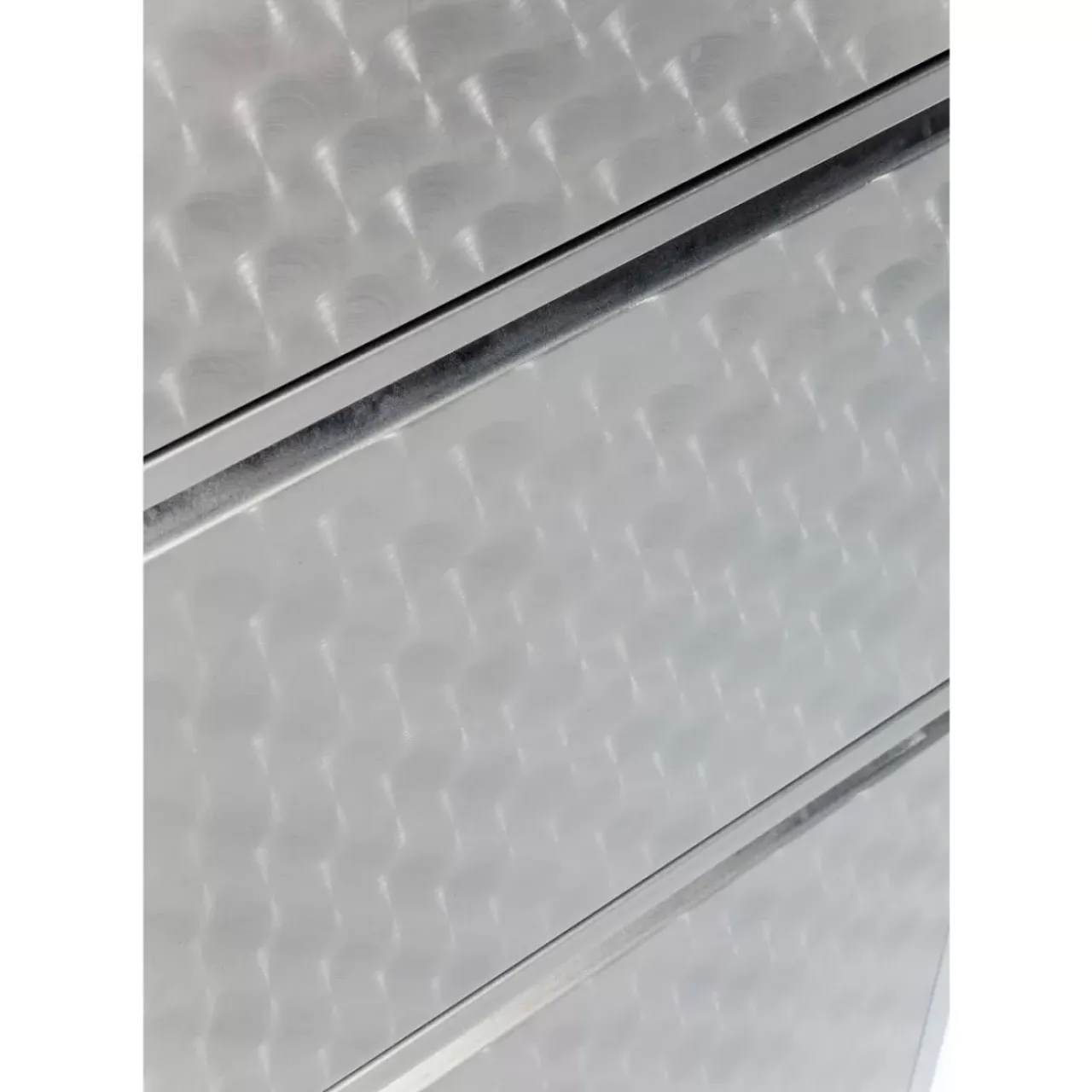 Kleinmöbel & Sonstiges-KARE Design Schuhkipper Caruso 3-Er Silber/Geflext