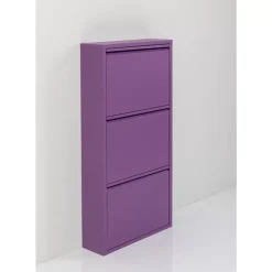 Kleinmöbel & Sonstiges-KARE Design Schuhkipper Caruso 3-Er Violet