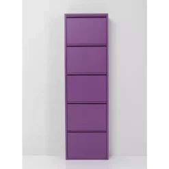 Kleinmöbel & Sonstiges-KARE Design Schuhkipper Caruso 5-Er Violet