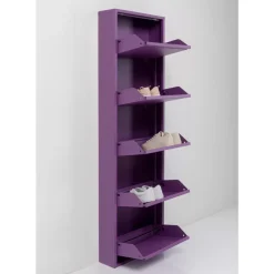 Kleinmöbel & Sonstiges-KARE Design Schuhkipper Caruso 5-Er Violet