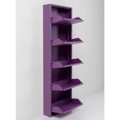 Kleinmöbel & Sonstiges-KARE Design Schuhkipper Caruso 5-Er Violet