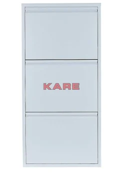 Kleinmöbel & Sonstiges-KARE Design Schuhkipper Caruso 3-Er Weiss