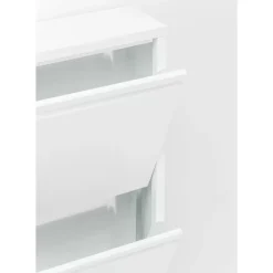 Kleinmöbel & Sonstiges-KARE Design Schuhkipper Caruso 3-Er Weiss