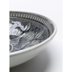Geschirr & Tischaccessoires-KARE Design Schussel Sicilia Mandala Grau O18