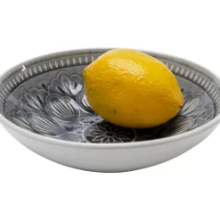 Geschirr & Tischaccessoires-KARE Design Schussel Sicilia Mandala Grau O18