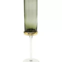 Geschirr & Tischaccessoires-KARE Design Sektglas Innocent Smoke