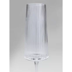 Geschirr & Tischaccessoires-KARE Design Sektglas Riffle
