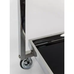 Tische-KARE Design Servierwagen Barfly Silber