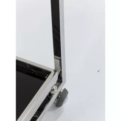 Tische-KARE Design Servierwagen Barfly Silber