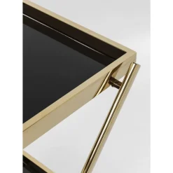 Tische-KARE Design Servierwagen Casino Gold
