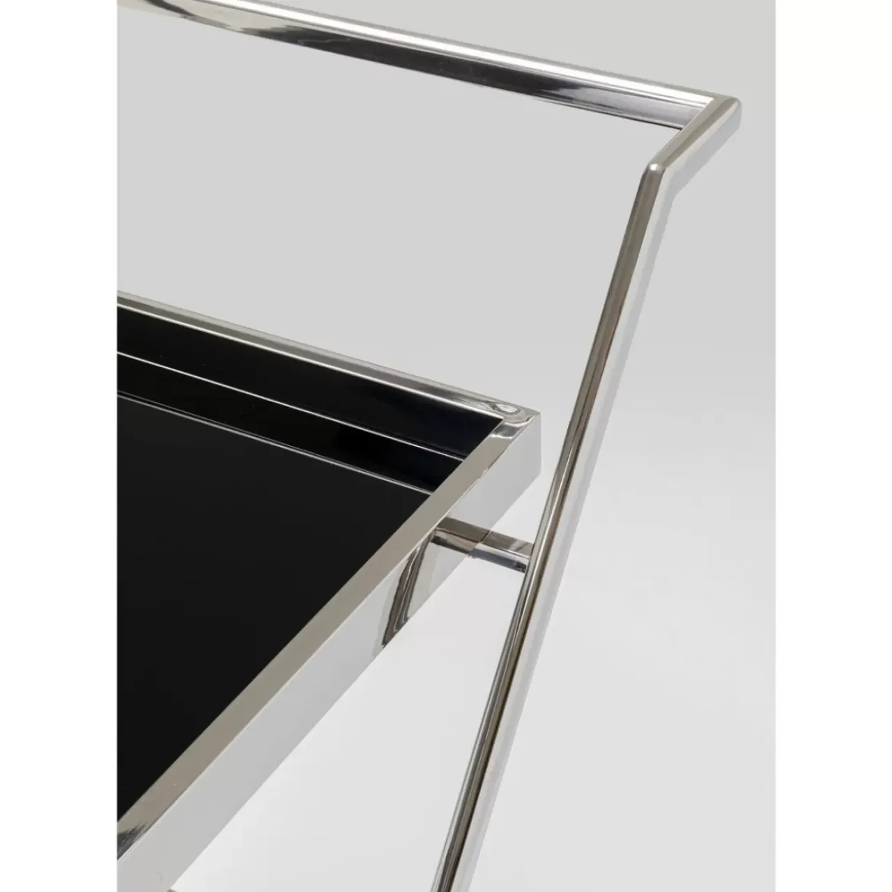 Tische-KARE Design Servierwagen Casino Silber