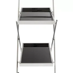 Tische-KARE Design Servierwagen Casino Silber