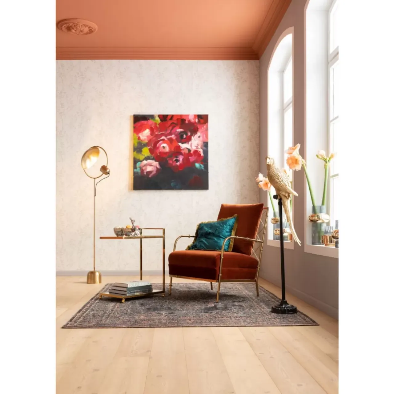 Tische-KARE Design Servierwagen Classy Gold
