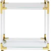 Tische-KARE Design Servierwagen Josy Gold