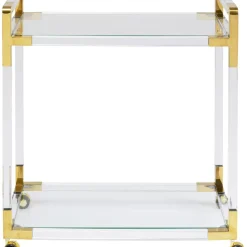 Tische-KARE Design Servierwagen Josy Gold