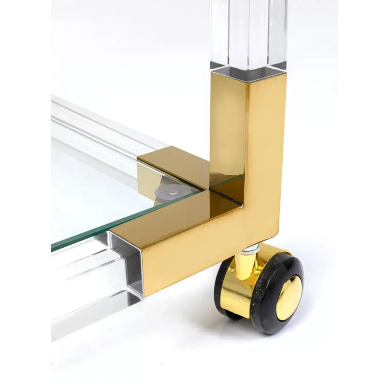Tische-KARE Design Servierwagen Josy Gold
