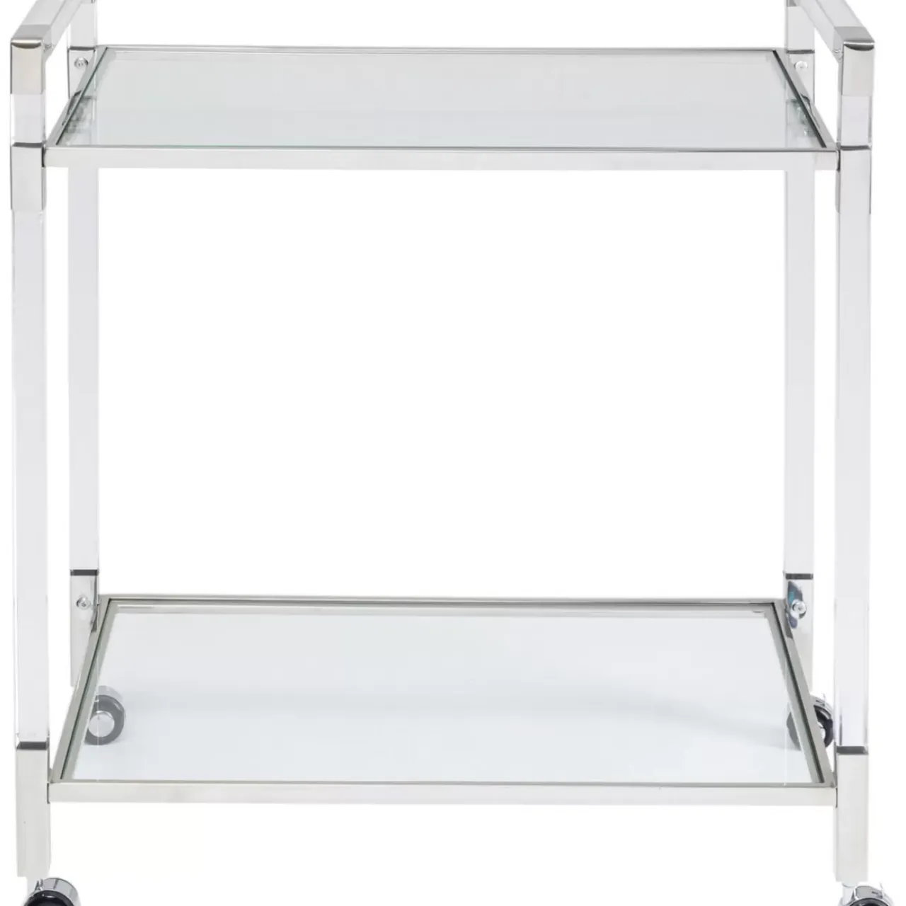 Tische-KARE Design Servierwagen Josy Silber