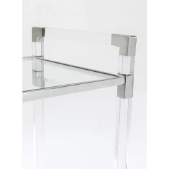 Tische-KARE Design Servierwagen Josy Silber