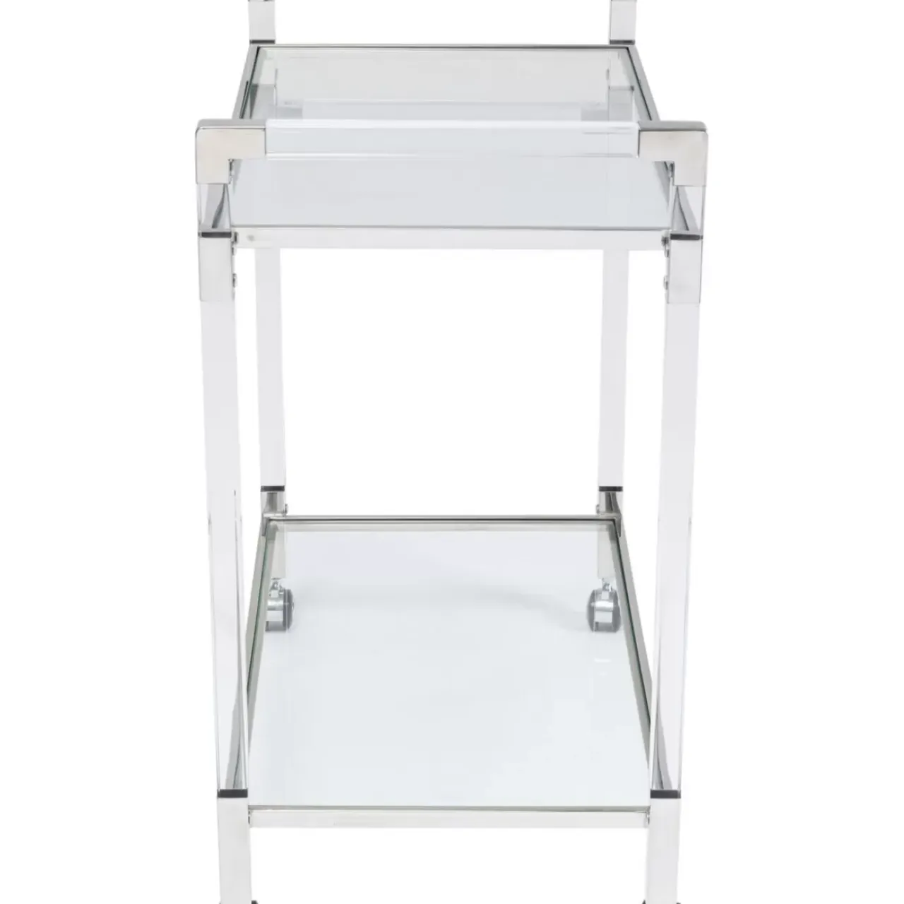 Tische-KARE Design Servierwagen Josy Silber