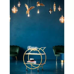 Tische-KARE Design Servierwagen Loft Brass