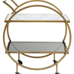 Tische-KARE Design Servierwagen Loft Brass
