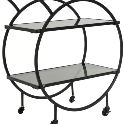 Tische-KARE Design Servierwagen Loft Schwarz