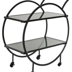 Tische-KARE Design Servierwagen Loft Schwarz