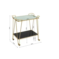Tische-KARE Design Servierwagen West Coast