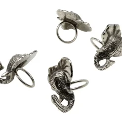 Geschirr & Tischaccessoires-KARE Design Serviettenring Happy Elephants (4/Set)