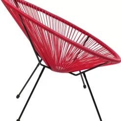 Outdoormöbel-KARE Design Sessel Acapulco Cherry