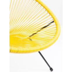 Outdoormöbel-KARE Design Sessel Acapulco Gelb