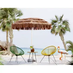Outdoormöbel-KARE Design Sessel Acapulco Gelb