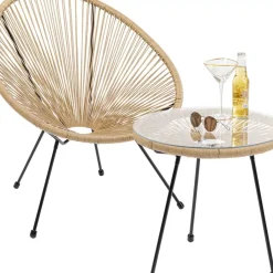 Outdoormöbel-KARE Design Sessel Acapulco Natur