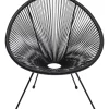 Outdoormöbel-KARE Design Sessel Acapulco Schwarz