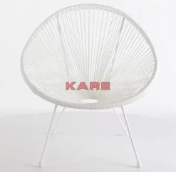 Outdoormöbel-KARE Design Sessel Acapulco Weiss