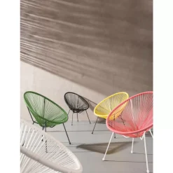 Outdoormöbel-KARE Design Sessel Acapulco Weiss