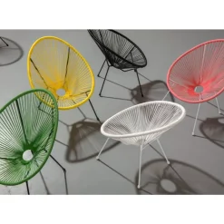 Outdoormöbel-KARE Design Sessel Acapulco Weiss
