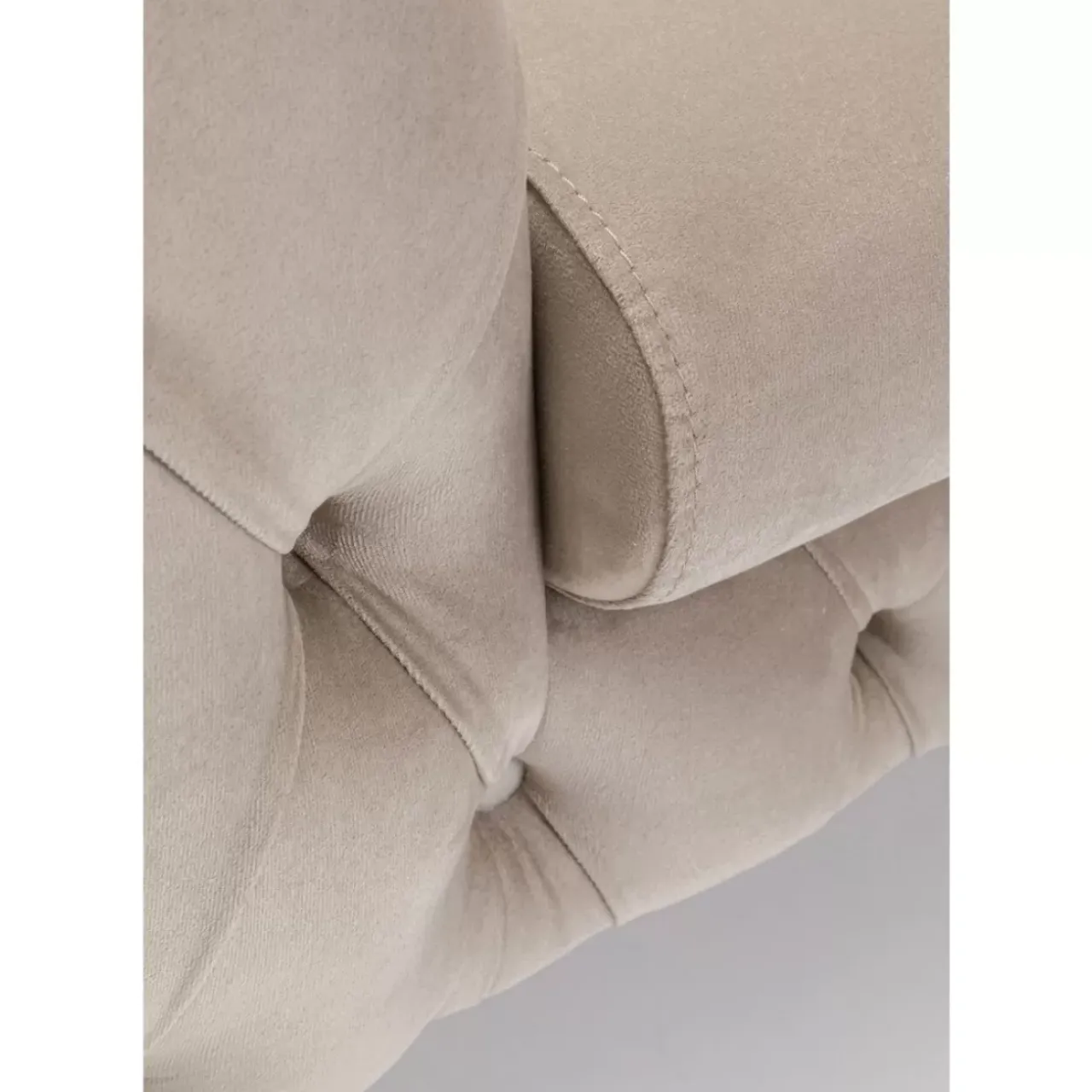 Sessel-KARE Design Sessel Bellissima Velvet Beige 120Cm