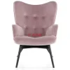 Sessel-KARE Design Sessel Black Vicky Velvet Rose