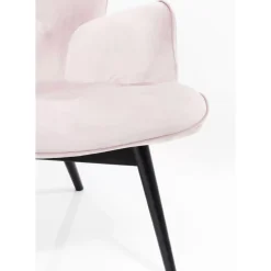 Sessel-KARE Design Sessel Black Vicky Velvet Rose