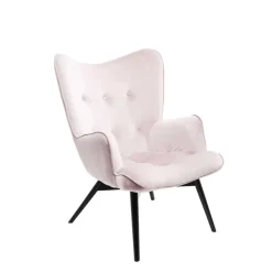 Sessel-KARE Design Sessel Black Vicky Velvet Rose