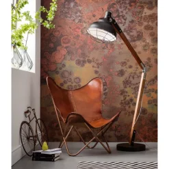 Sessel-KARE Design Sessel Butterfly Braun