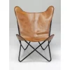 Sessel-KARE Design Sessel California Leder Braun