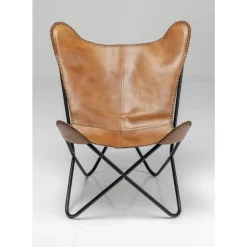 Sessel-KARE Design Sessel California Leder Braun